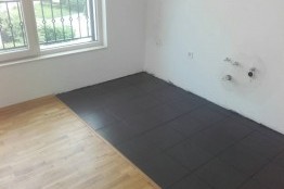 Fit kitchen flooring in an apartment in St. Constantine and Helena