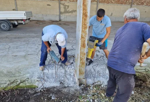 Строителство на складове за зърно в Генерал Тошево