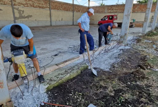Строителство на складове за зърно в Генерал Тошево