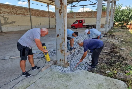 Строителство на складове за зърно в Генерал Тошево
