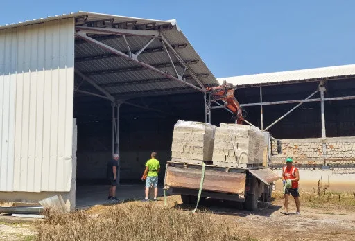 Строителство на складове за зърно в Генерал Тошево