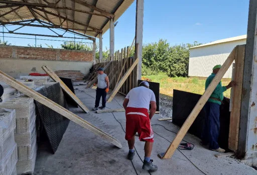 Строителство на складове за зърно в Генерал Тошево