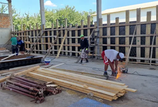 Строителство на складове за зърно в Генерал Тошево