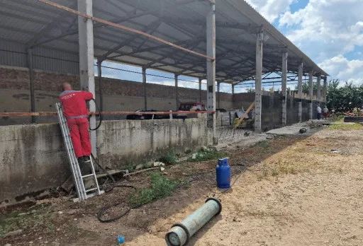 Строителство на складове за зърно в Генерал Тошево