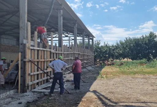 Строителство на складове за зърно в Генерал Тошево