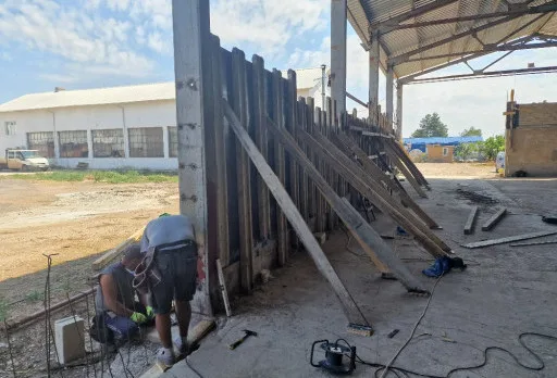 Строителство на складове за зърно в Генерал Тошево