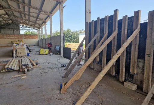 Строителство на складове за зърно в Генерал Тошево