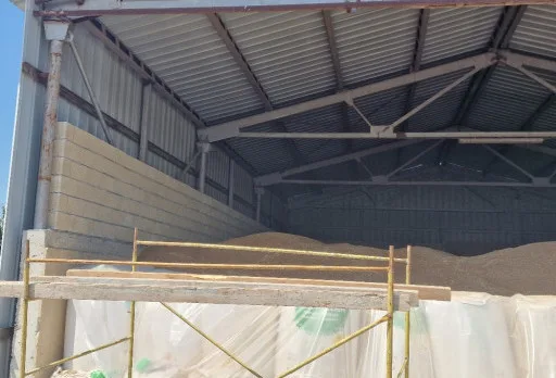 Строителство на складове за зърно в Генерал Тошево