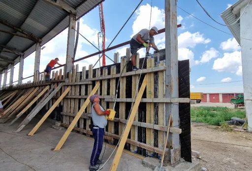 Строителство на складове за зърно в Генерал Тошево