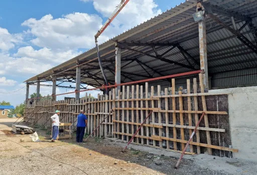 Строителство на складове за зърно в Генерал Тошево