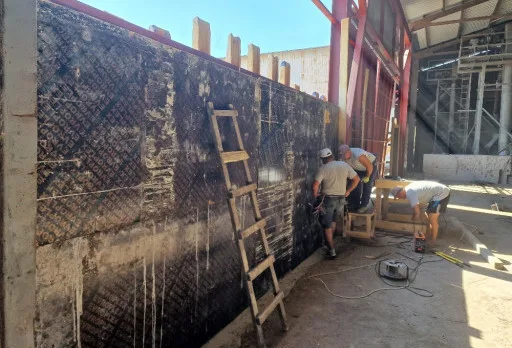 Строителство на складове за зърно в Кардам