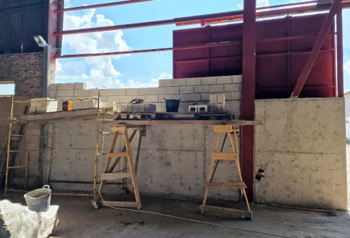 Строителство на складове за зърно в Кардам