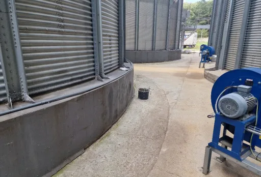 Ремонт и хидроизолация на силози на мелница в Генерал Тошево