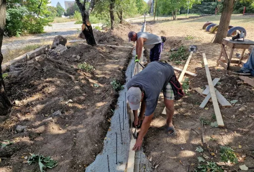 Строителство на бетонова ограда на детска градина в гр. Добрич