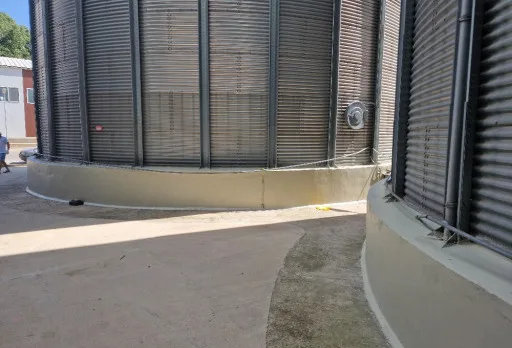 Ремонт и хидроизолация на силози на мелница в Генерал Тошево