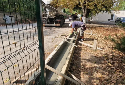 Строителство на бетонова ограда на детска градина в гр. Добрич