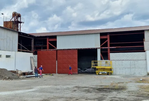 Строителство на складове за зърно в Кардам