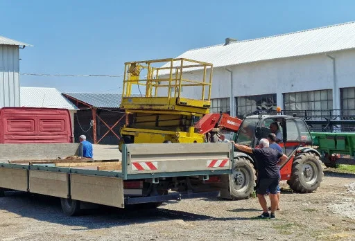 Строителство на складове за зърно в Генерал Тошево