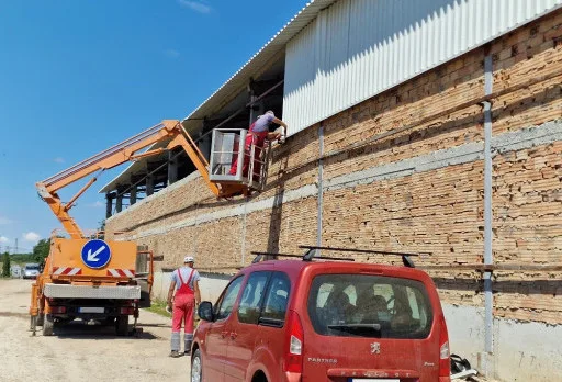 Строителство на складове за зърно в Генерал Тошево