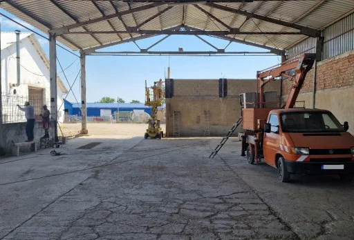 Строителство на складове за зърно в Генерал Тошево