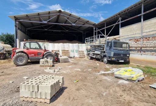 Строителство на складове за зърно в Генерал Тошево