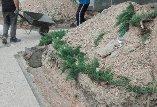 Ремонт на площадка на комплекс в с. Рогачево, Албена