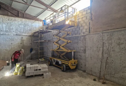 Строителство на складове за зърно в Кардам