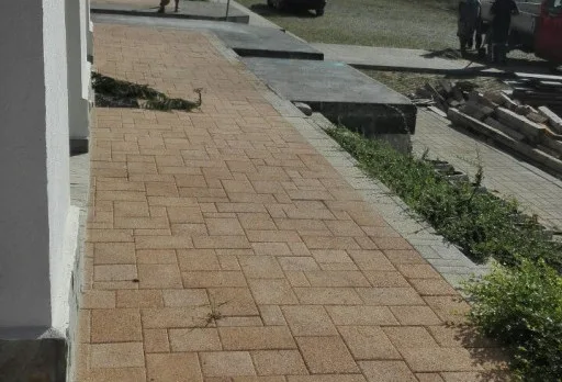 Ремонт на площадка на комплекс в с. Рогачево, Албена