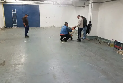 Строително-монтажни работи на основи за индустриален принтер във Варна