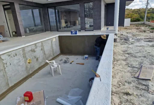 Модерна вила с плосък покрив в Балчик