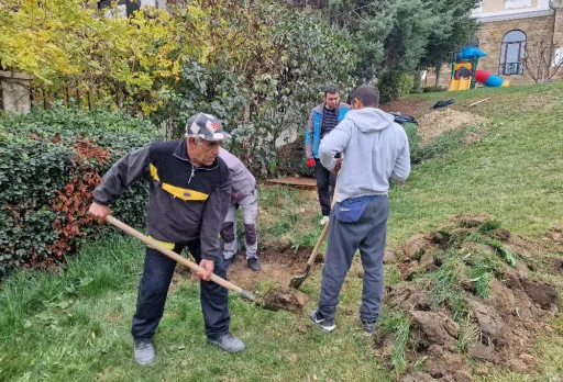 Bau eines Kanalisations-, Regenwasser- und Grundwassersystems in der Nähe von Varna