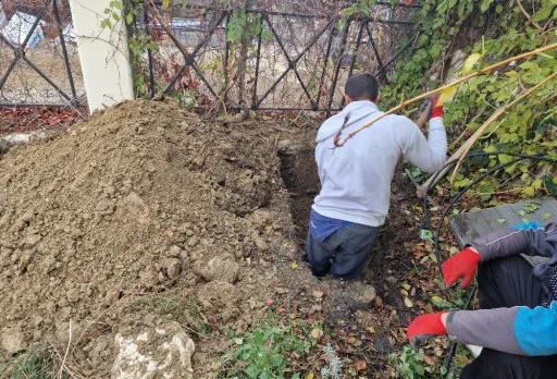 Bau eines Kanalisations-, Regenwasser- und Grundwassersystems in der Nähe von Varna