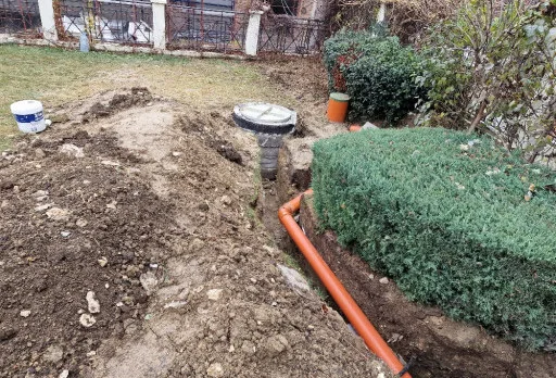 Bau eines Kanalisations-, Regenwasser- und Grundwassersystems in der Nähe von Varna
