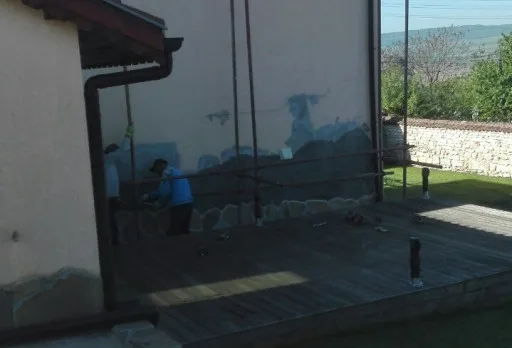 Building and repair works of a house near Albena