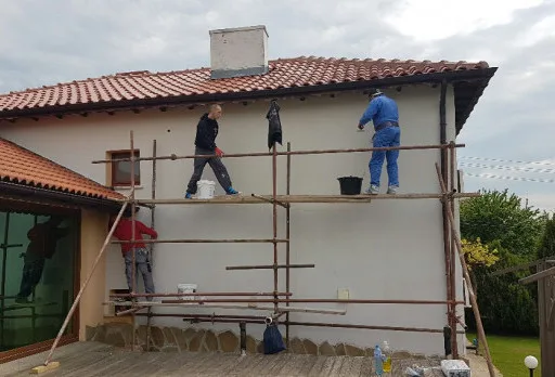 Building and repair works of a house near Albena
