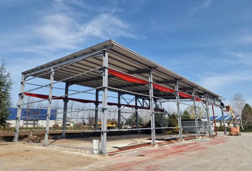 Строителство на индустриален склад за метални изделия и административна сграда, гр.Добрич
