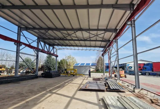 Строителство на индустриален склад за метални изделия и административна сграда, гр.Добрич