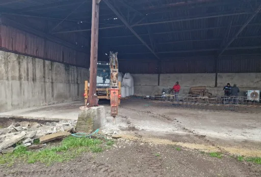 Строителство на склад за зърно в Добрич