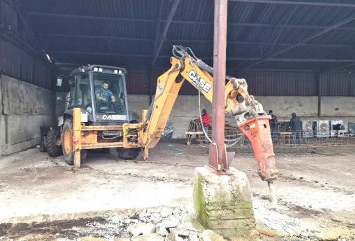 Строителство на склад за зърно в Добрич