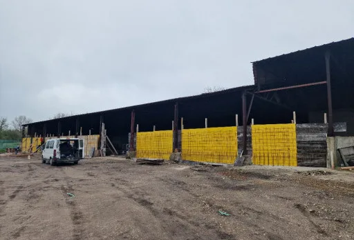 Строителство на склад за зърно в Добрич