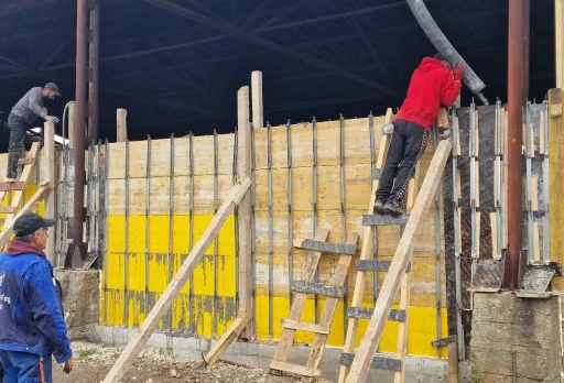 Строителство на склад за зърно в Добрич