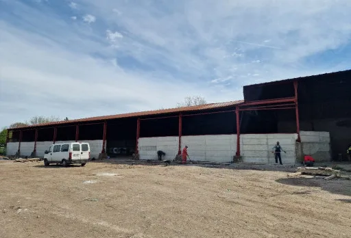 Строителство на склад за зърно в Добрич