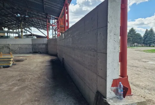 Строителство на склад за зърно в Добрич