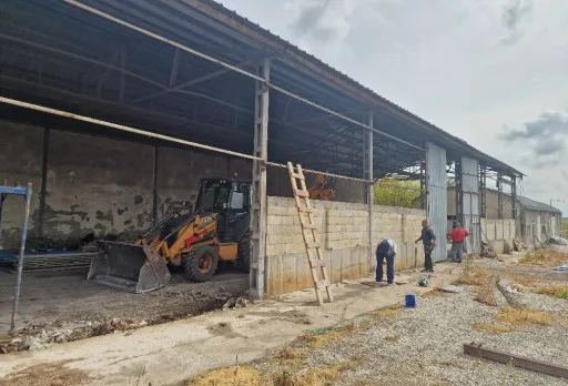 Строителство на склад за зърно в Генерал Тошево