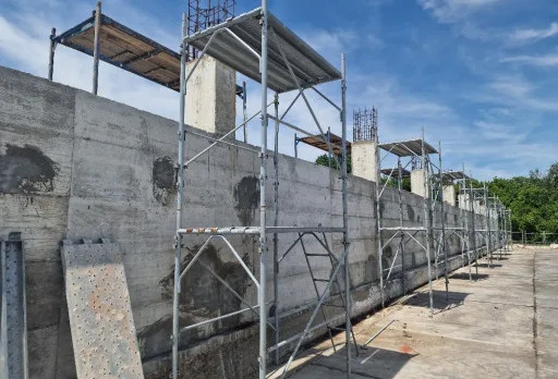 Строителство на склад за зърно в град Генерал Тошево