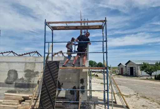 Строителство на склад за зърно в град Генерал Тошево