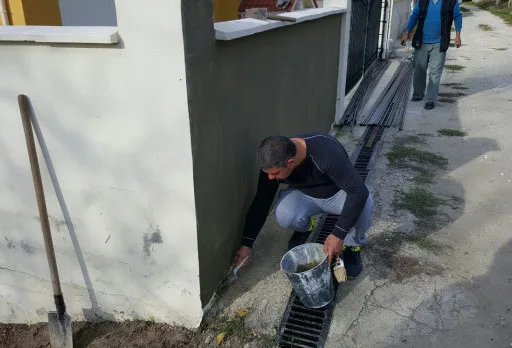 Строителство на отводнителен канал на вила в Албена