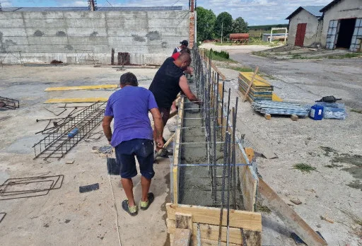 Строителство на склад за зърно в град Генерал Тошево