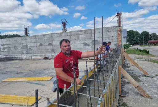 Строителство на склад за зърно в град Генерал Тошево