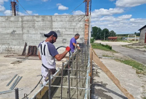 Строителство на склад за зърно в град Генерал Тошево